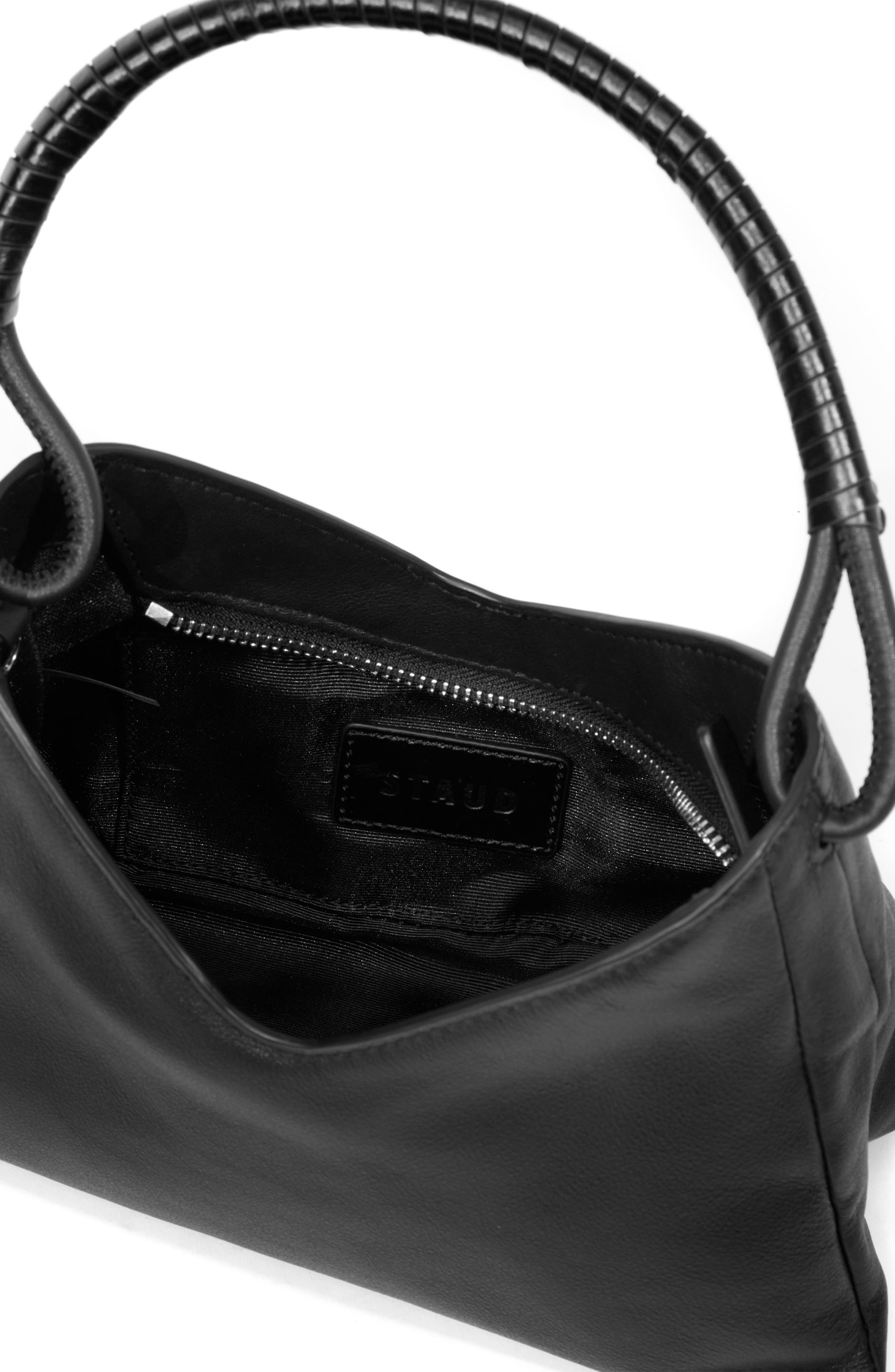 STAUD Valerie Leather Shoulder Bag in Black at Nordstrom - 3