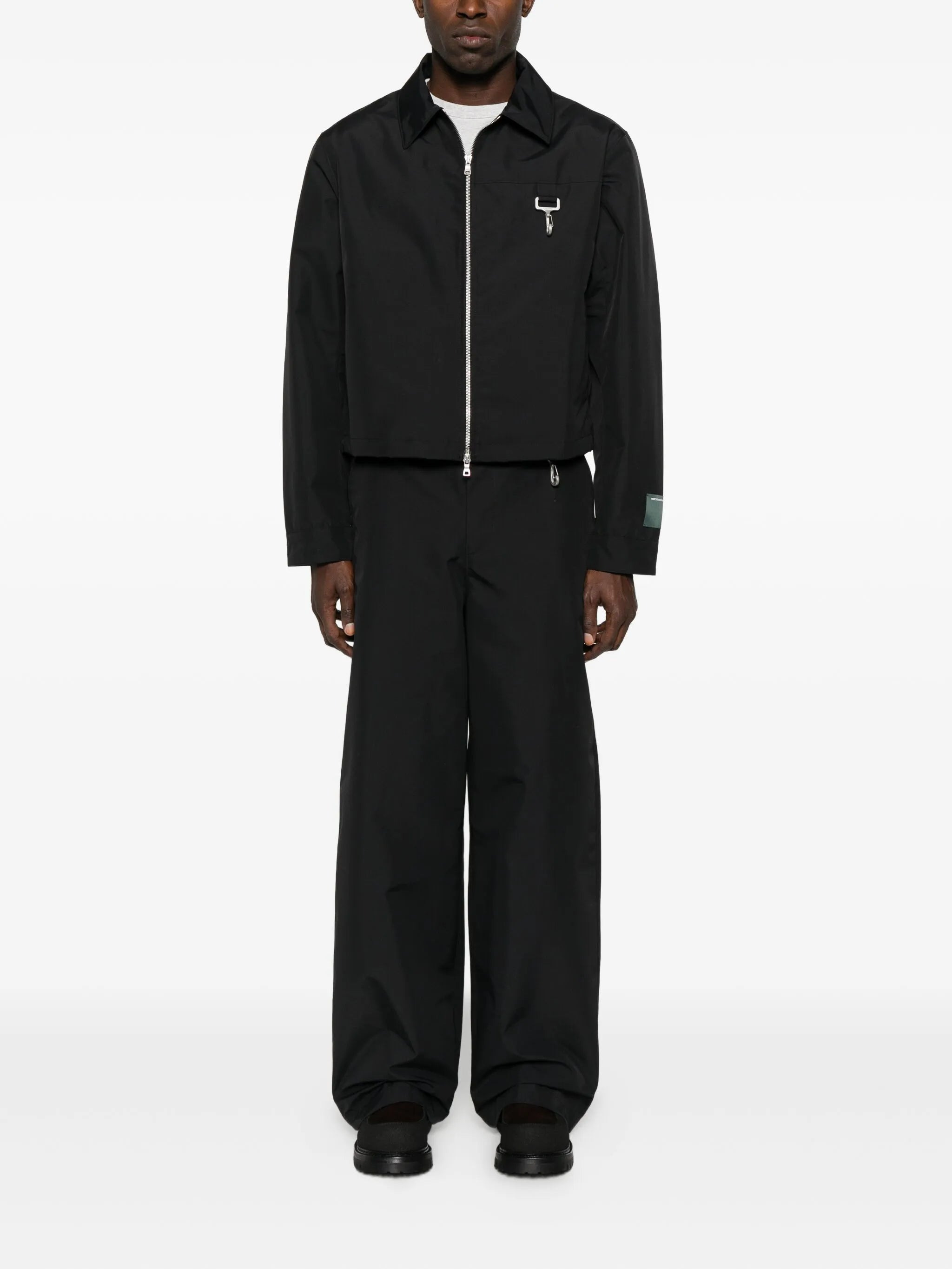 zip-up shirt jacket - 2