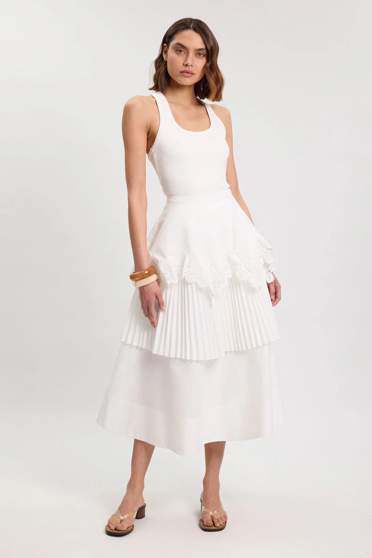 Ruffled Maxi Skirt - 1