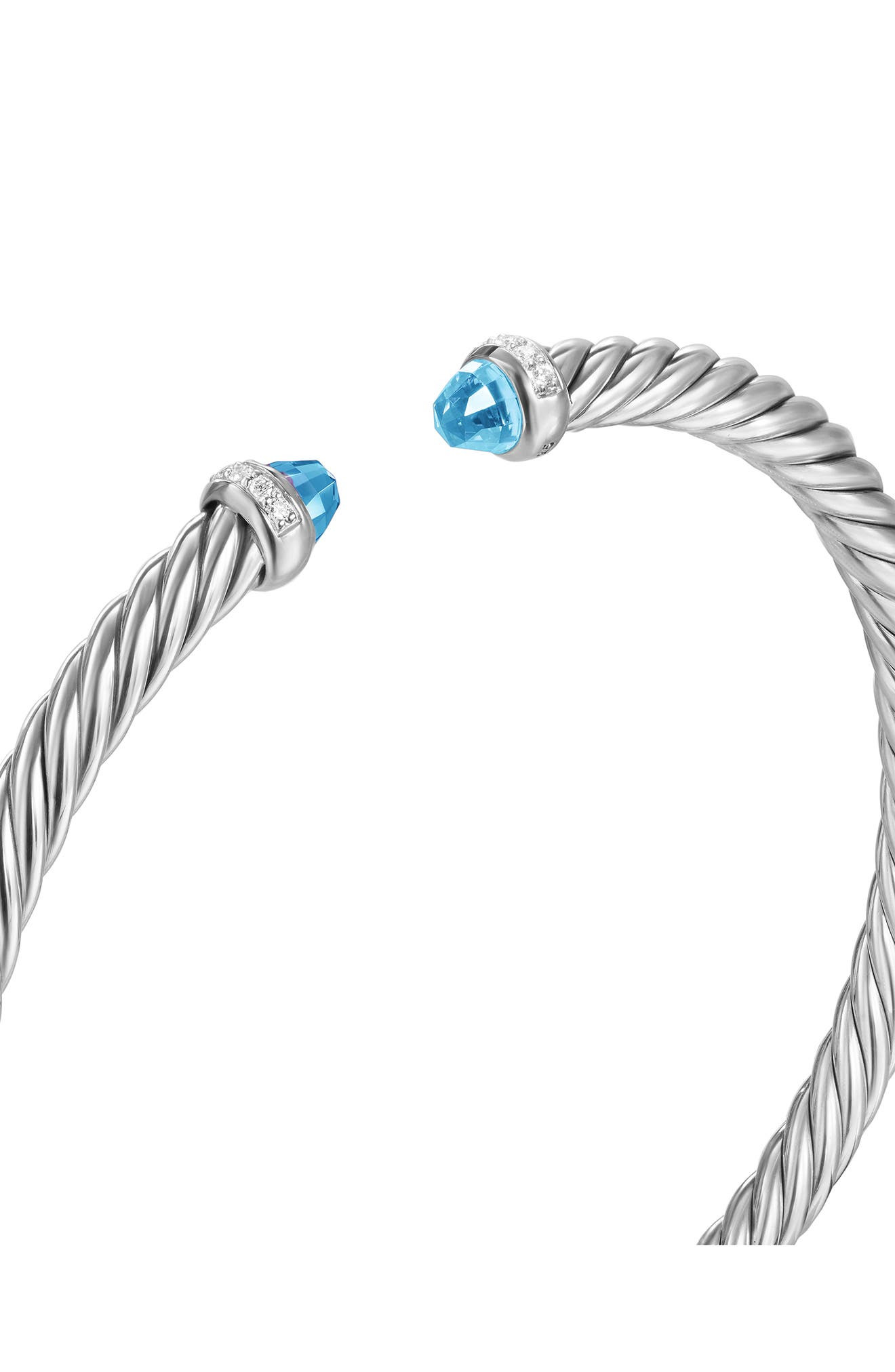 David Yurman Classic Cablespira® Bracelet, 4mm in Blue Topaz at Nordstrom - 6