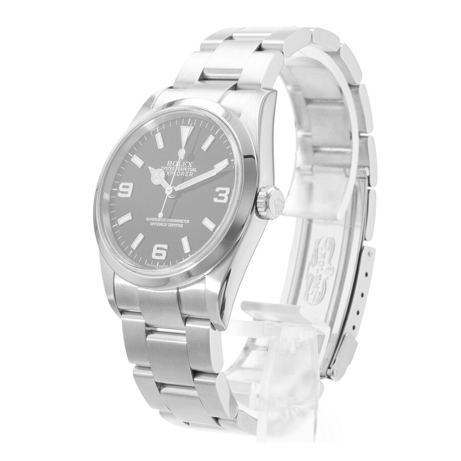 Pre-owned Rolex Explorer Automatic Chronometer Black Dial Men's Watch 114270 BKSO - 5