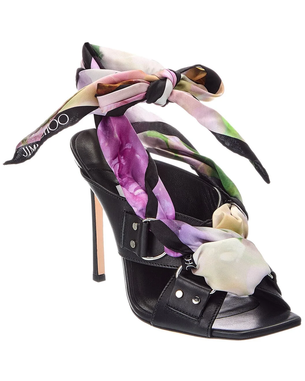 Jimmy Choo Satya 110 Leather Sandal - 1