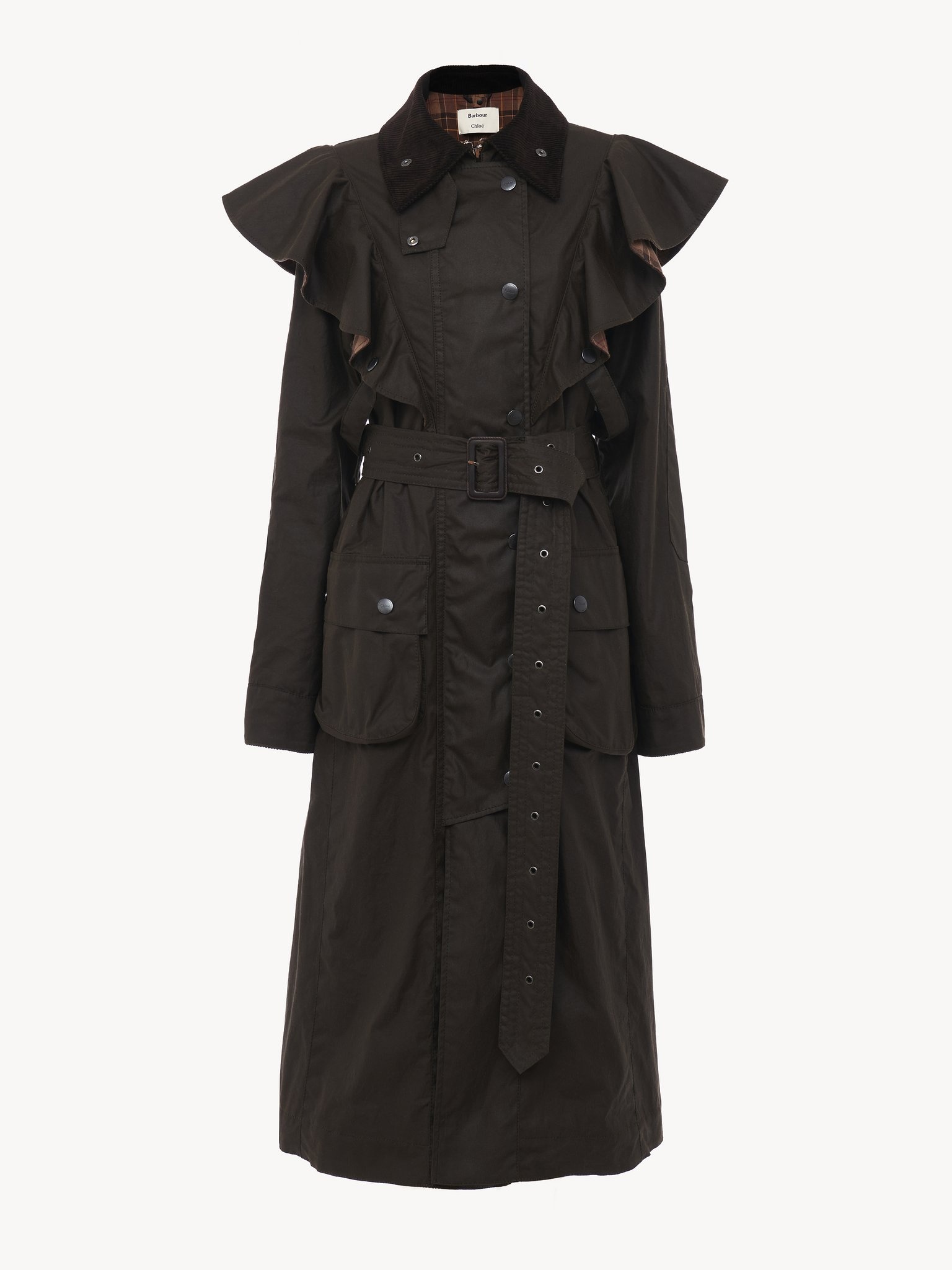 BARBOUR FOR CHLOÉ "DANI" TRENCH COAT - 3