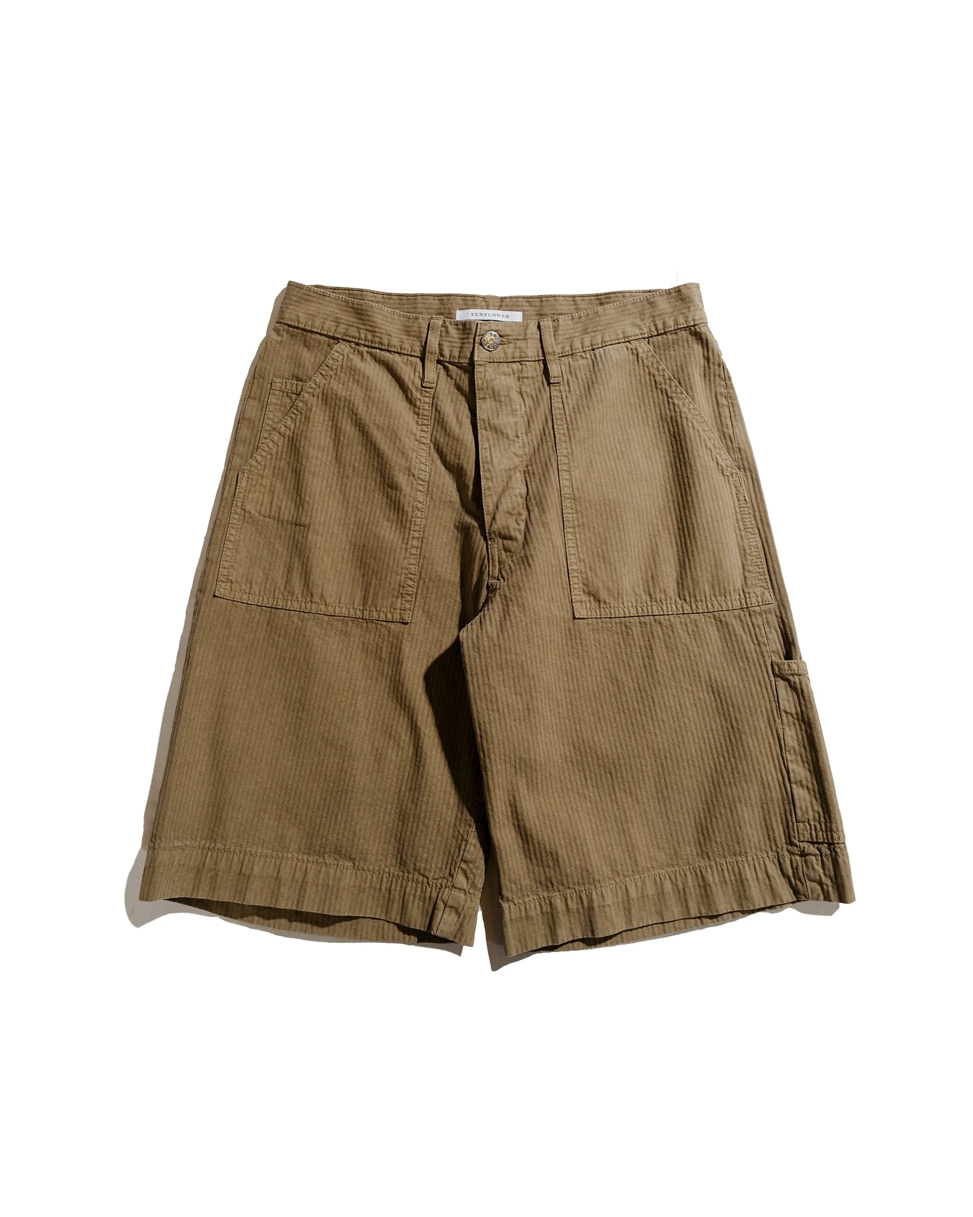 Wide Twist Work Short Light Brown - 1