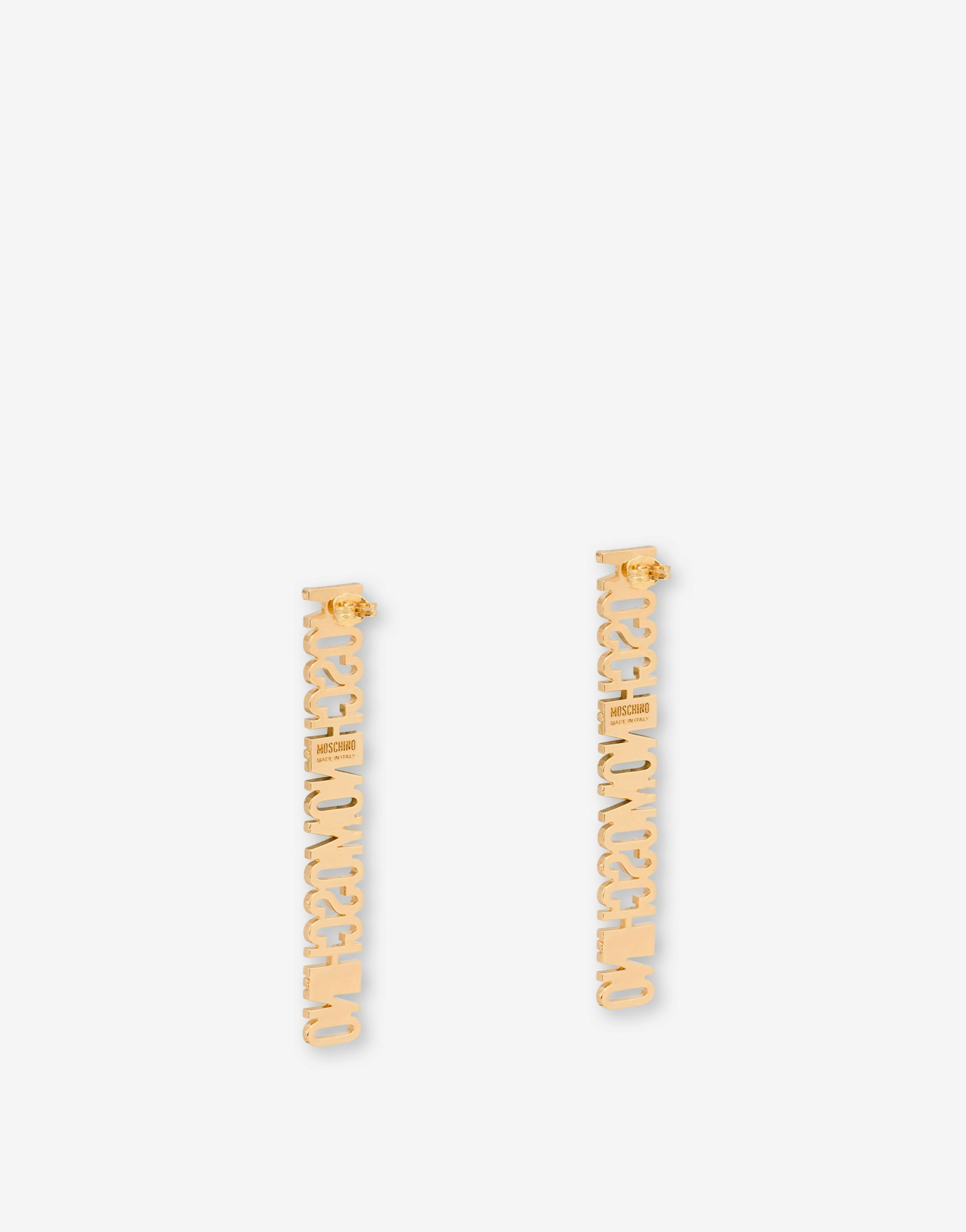 LETTERING LOGO EARRINGS - 3