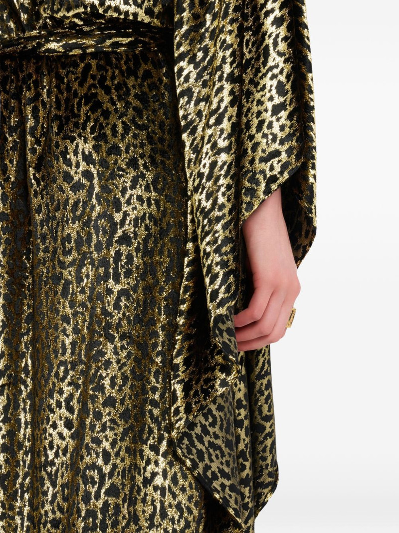 leopard-print kaftan dress 4