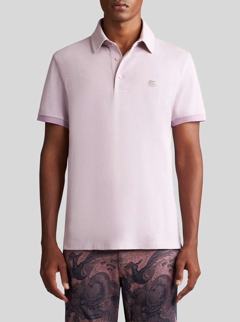 POLO SHIRT WITH EMBROIDERED PEGASO 2