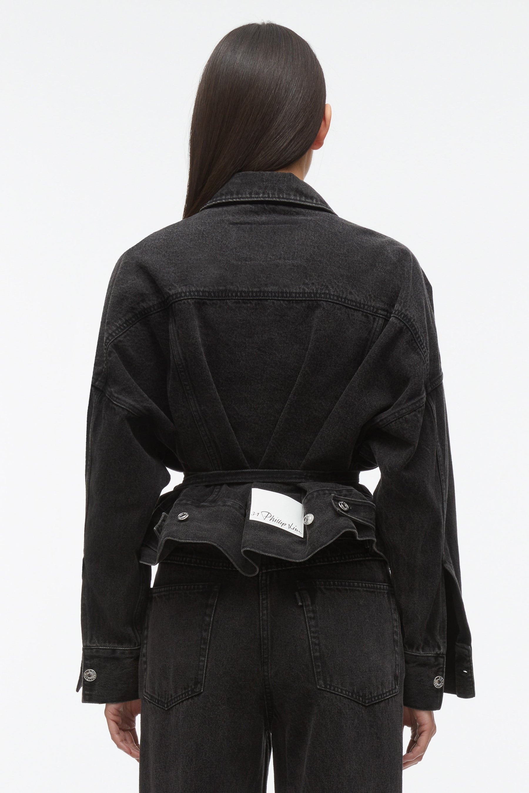 Denim Boxy Jacket - 4