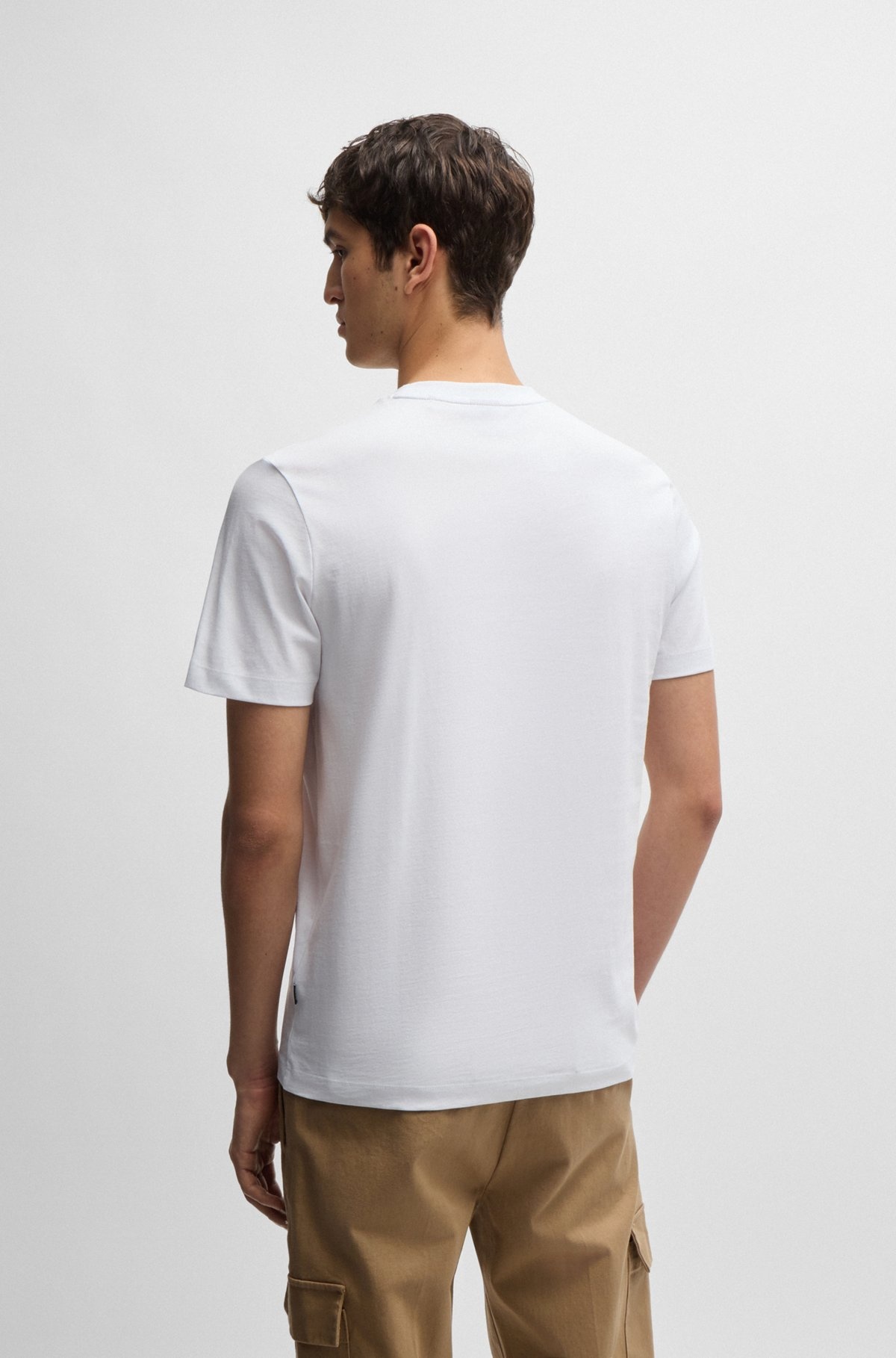 COTTON-JERSEY T-SHIRT WITH LOGO DETAIL - 5