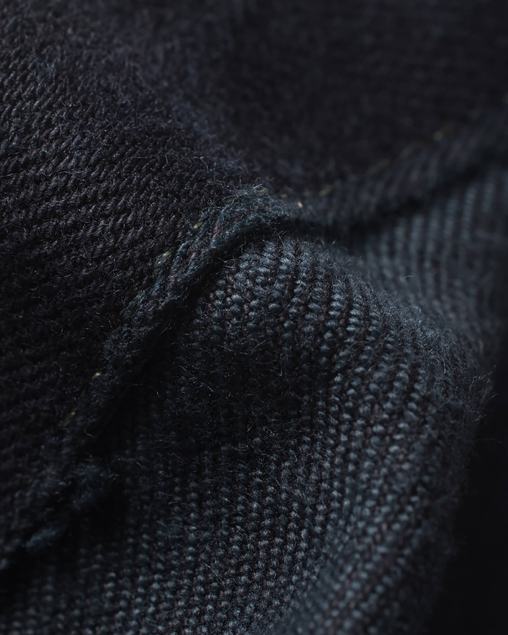 IH-526J-142OD 14oz Selvedge Denim Modified Type III Jacket - Indigo Overdyed Black - 11