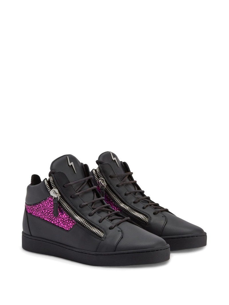 Giuseppe Zanotti Kriss 가죽 운동화 outlook