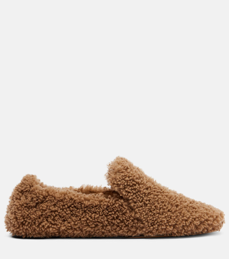 Orlando shearling slip-on shoes 4