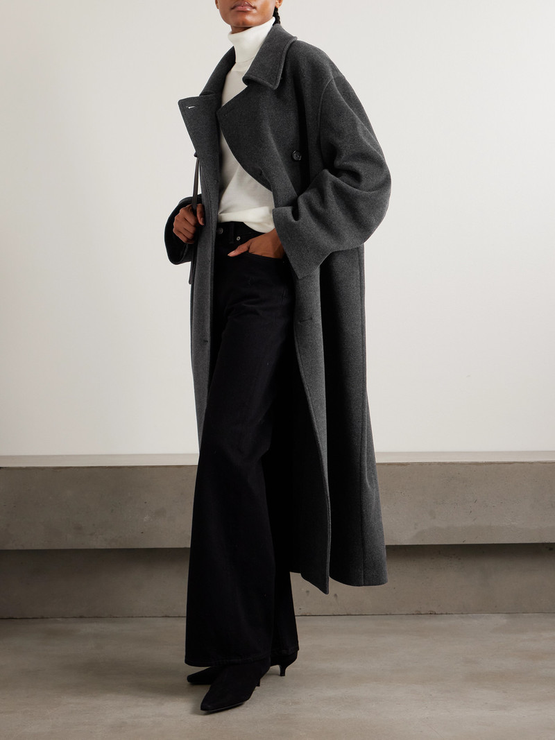 TOTEME Shield Oversized Double-breasted Wool-blend Coat outlook