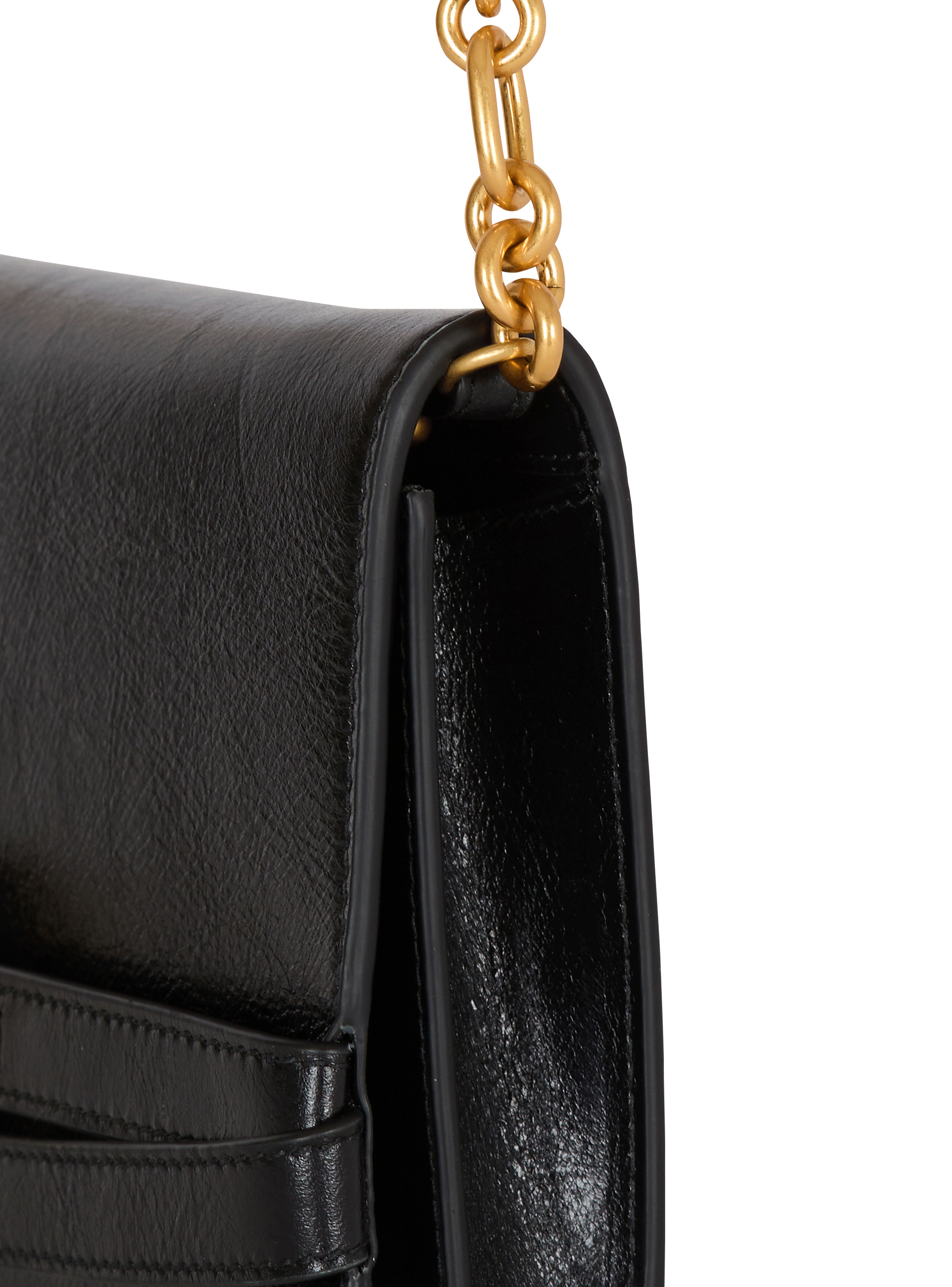 Crinkled leather wallet with Shuffle chain - 5