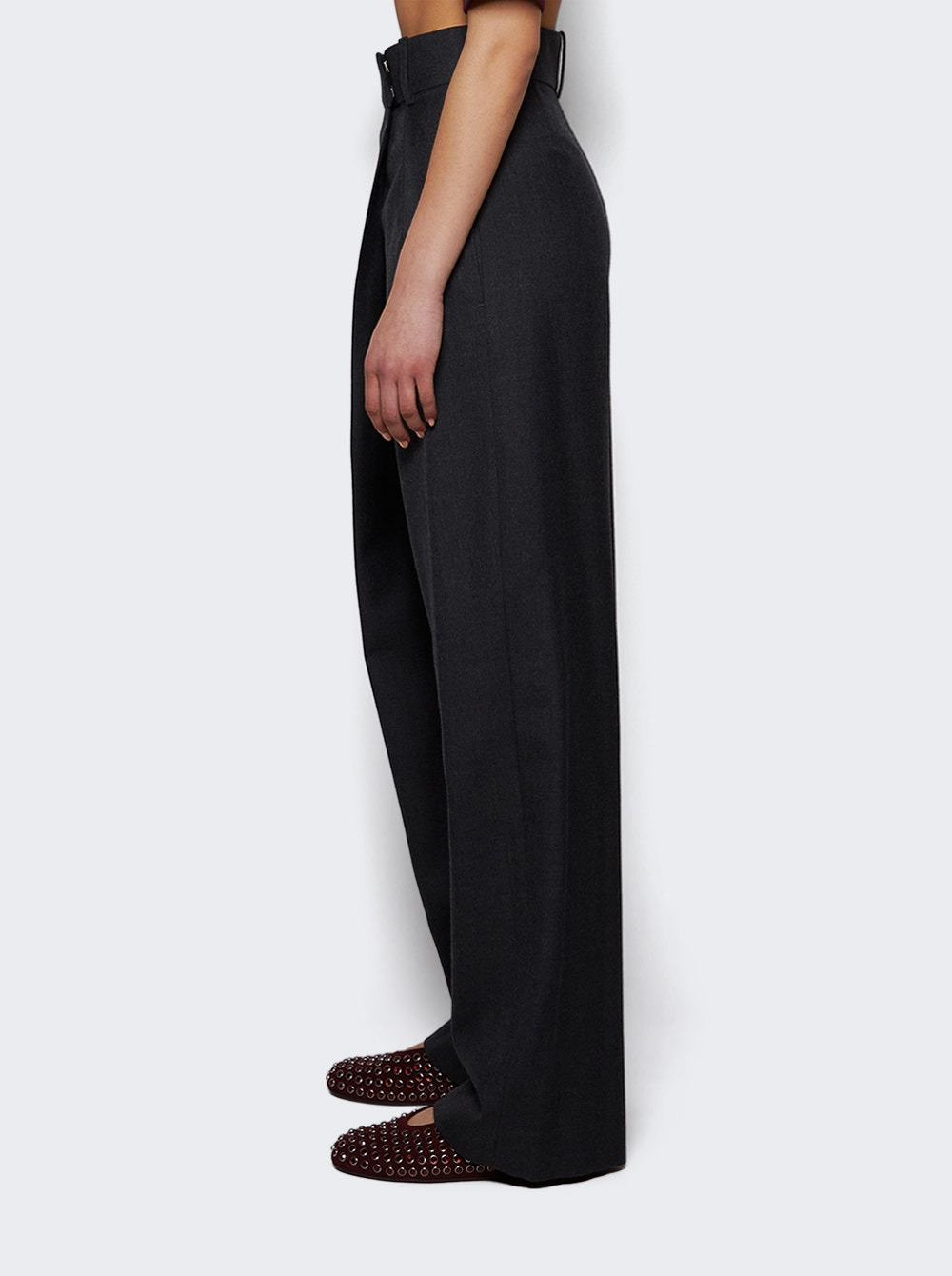 Wrap Trousers Anthracite Melange - 3