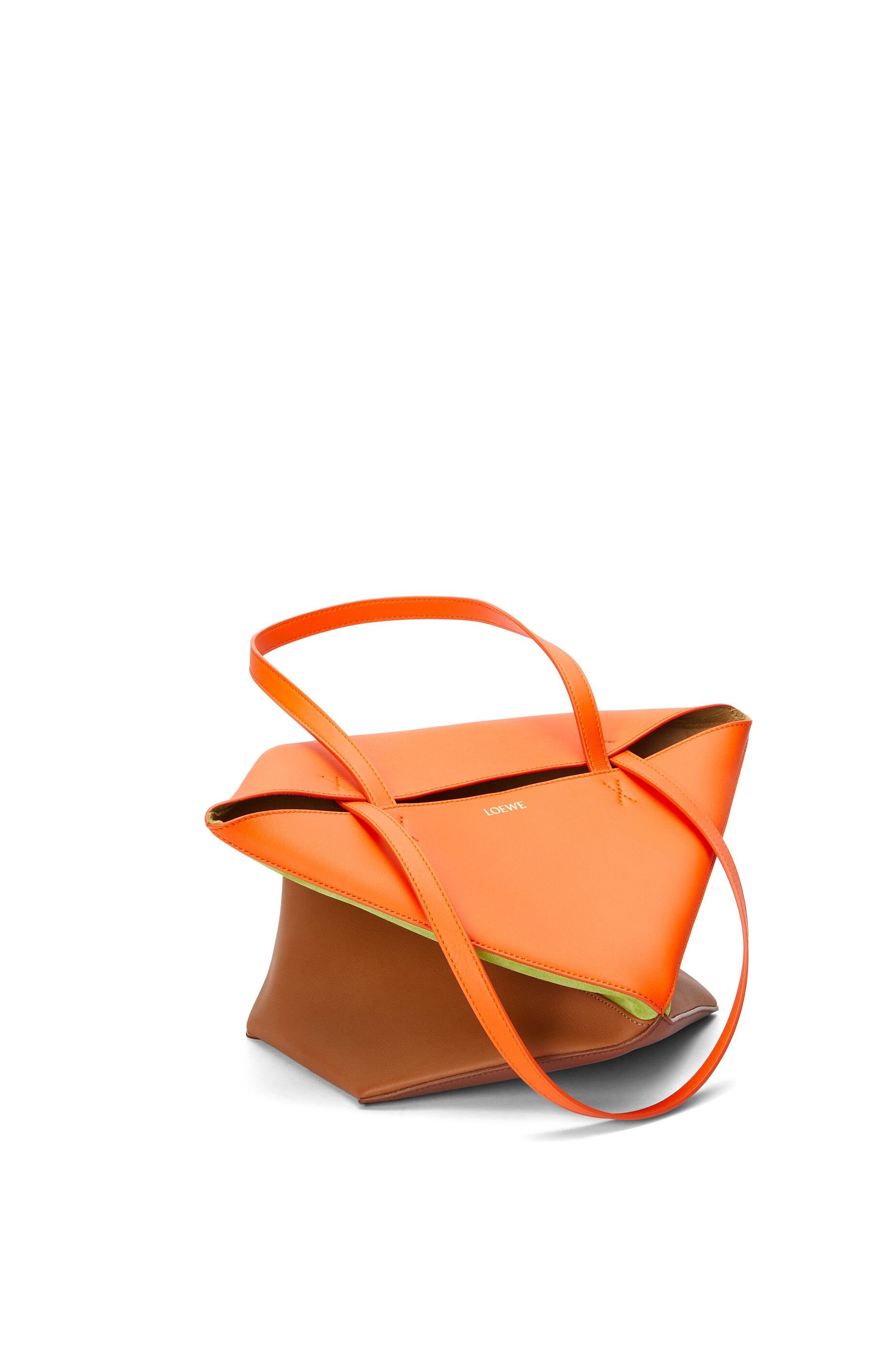 Medium Puzzle Fold tote in calfskin and suede - 5