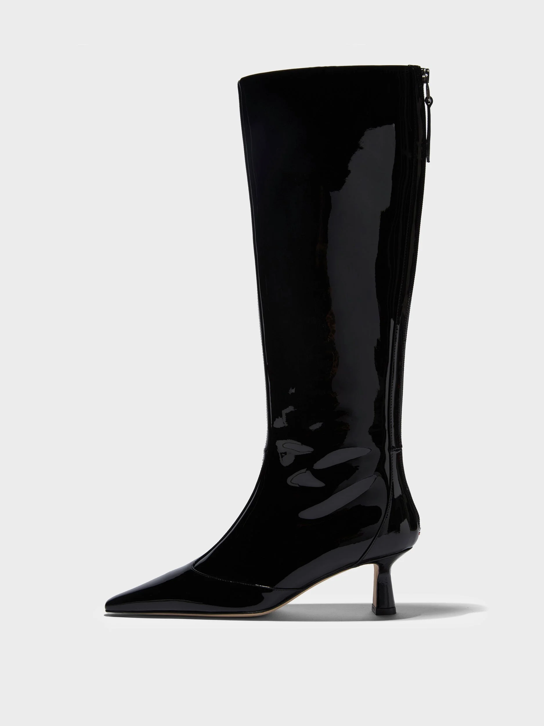 Alexis Patent Knee-High Boots - 1