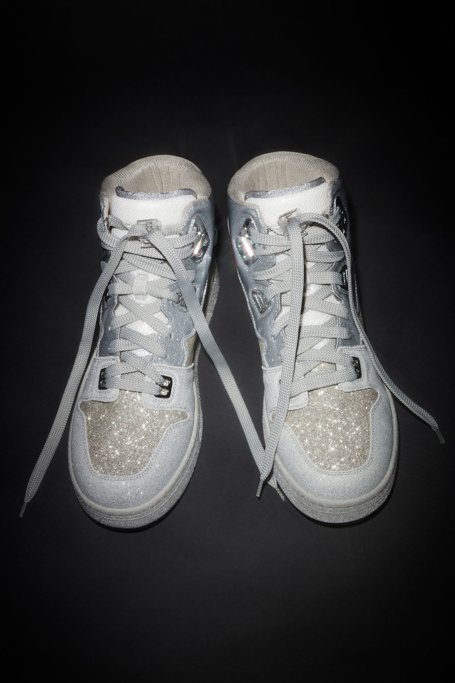 High top sneakers - Silver/grey - 2