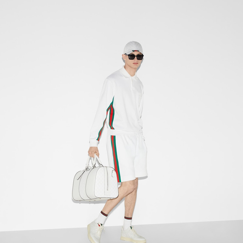 Nylon and cotton short with Web 6