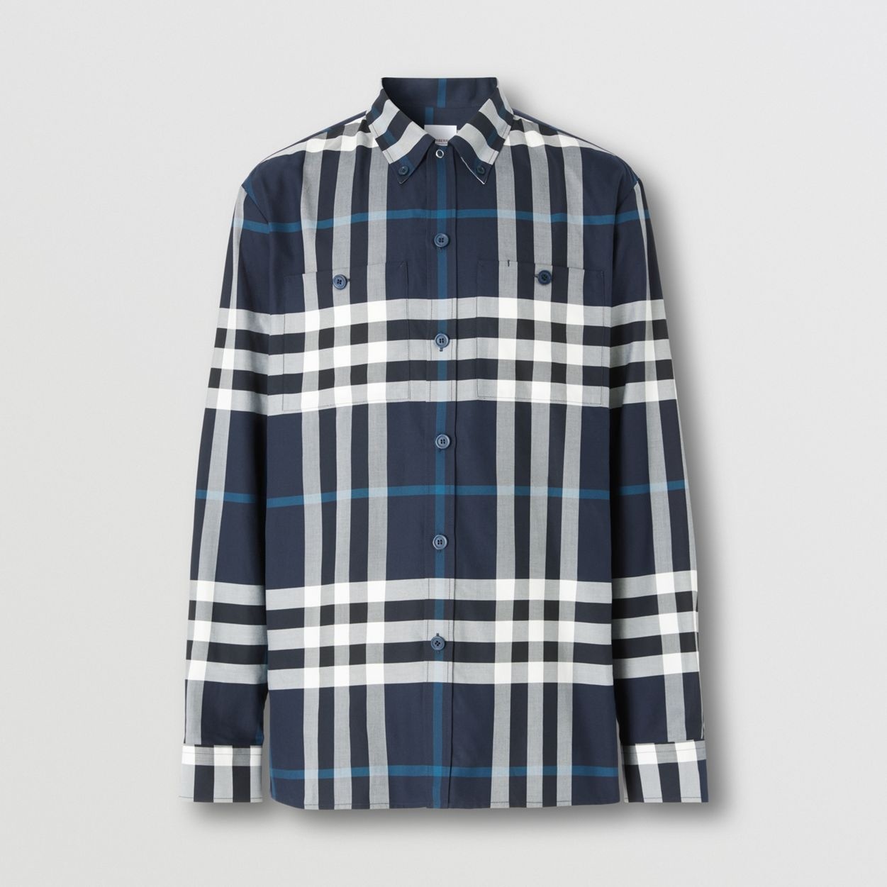 Check Cotton Twill Shirt - 1