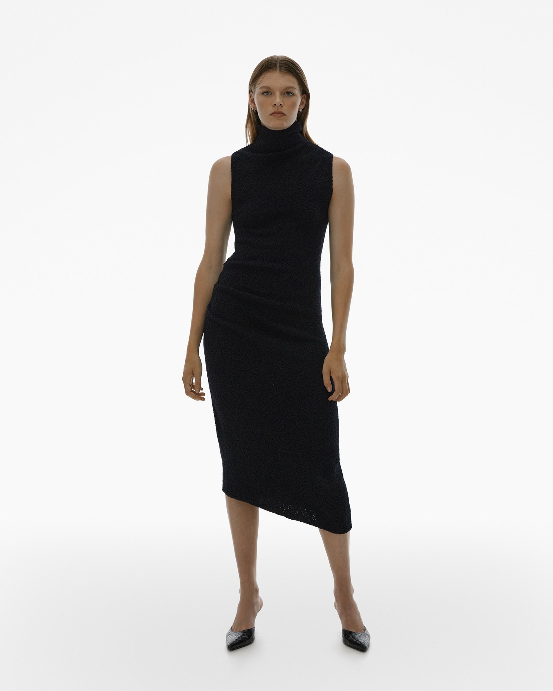 TURTLENECK SWEATER DRESS - 2