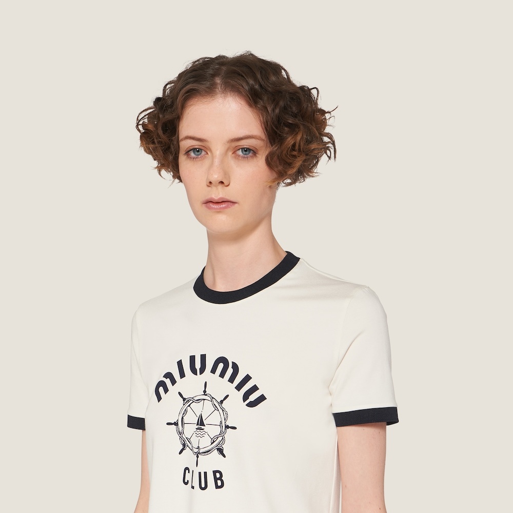 Print jersey T-shirt - 4