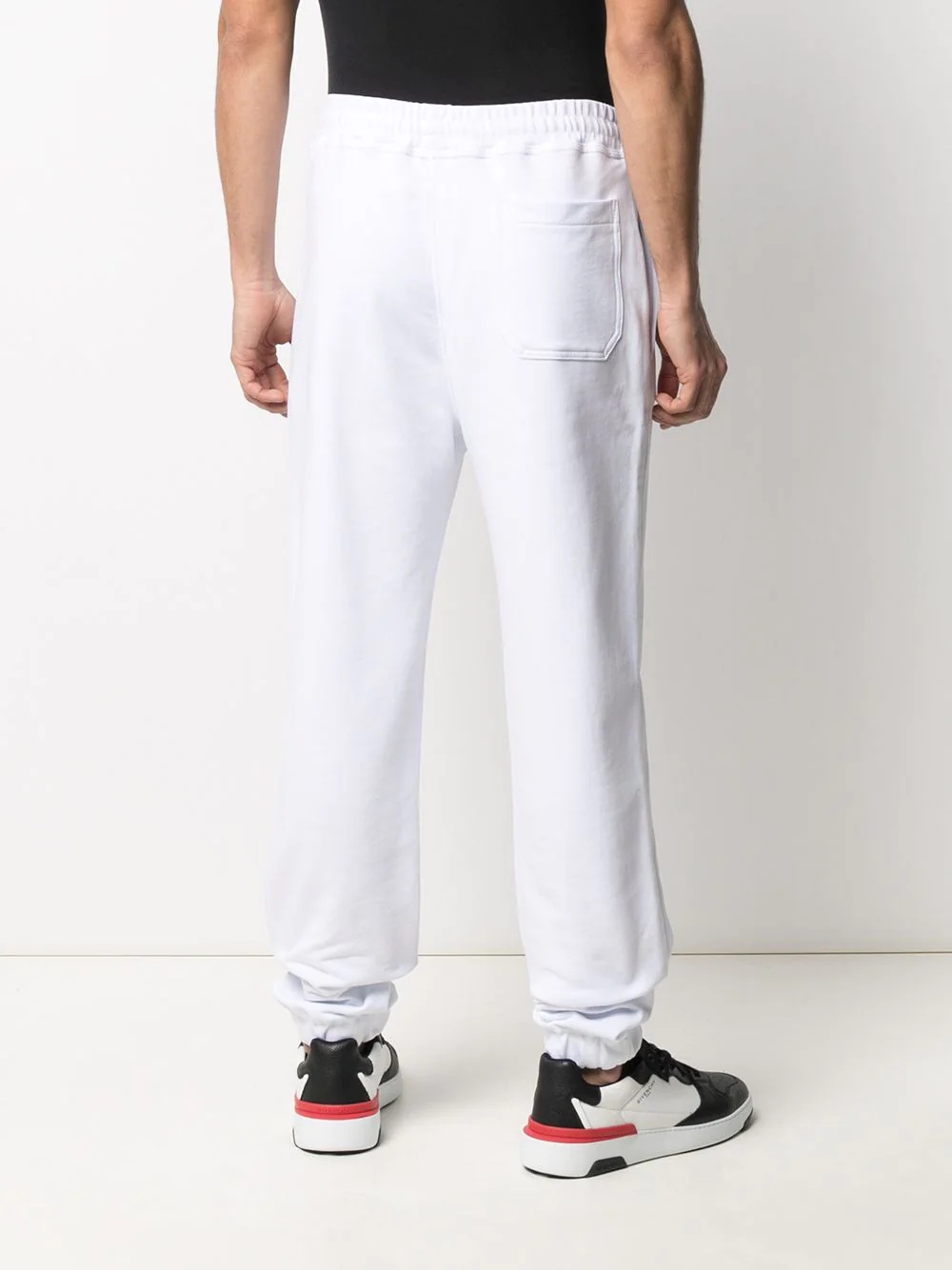 logo-print tapered track pants - 7