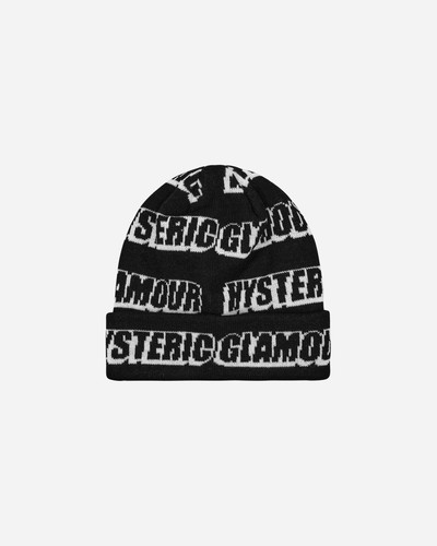 Hysteric Glamour Hysteric Post Beanie Black outlook
