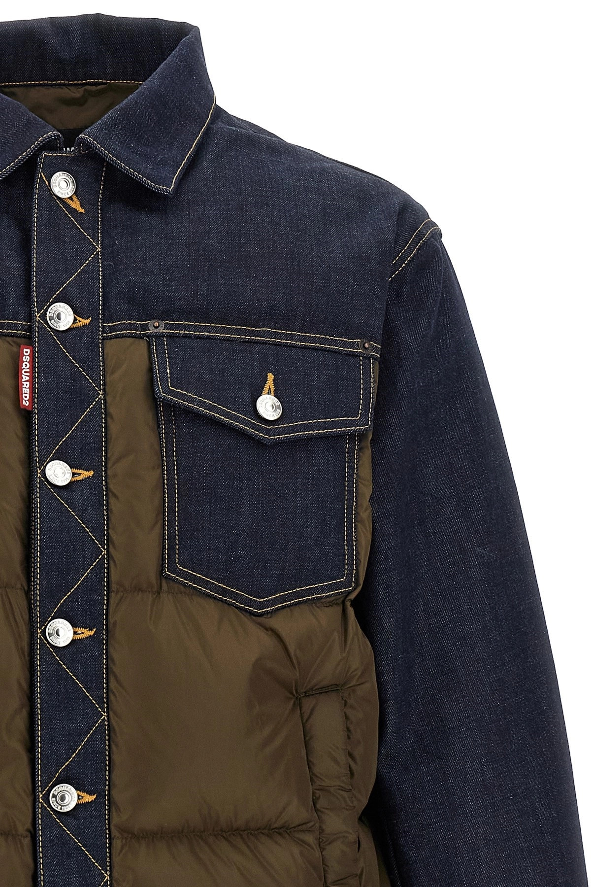 'Hybrid puffer-jeans' jacket - 3