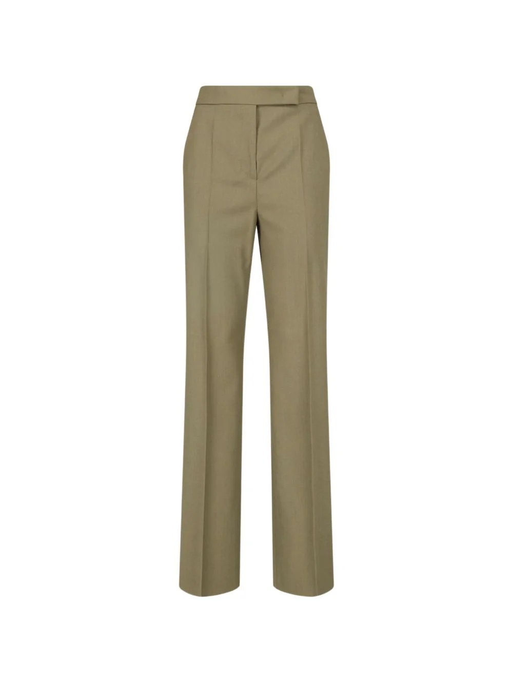 pressed-crease wide-leg trousers - 1