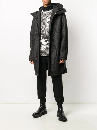 A-COLD-WALL* hooded mid-length parka outlook