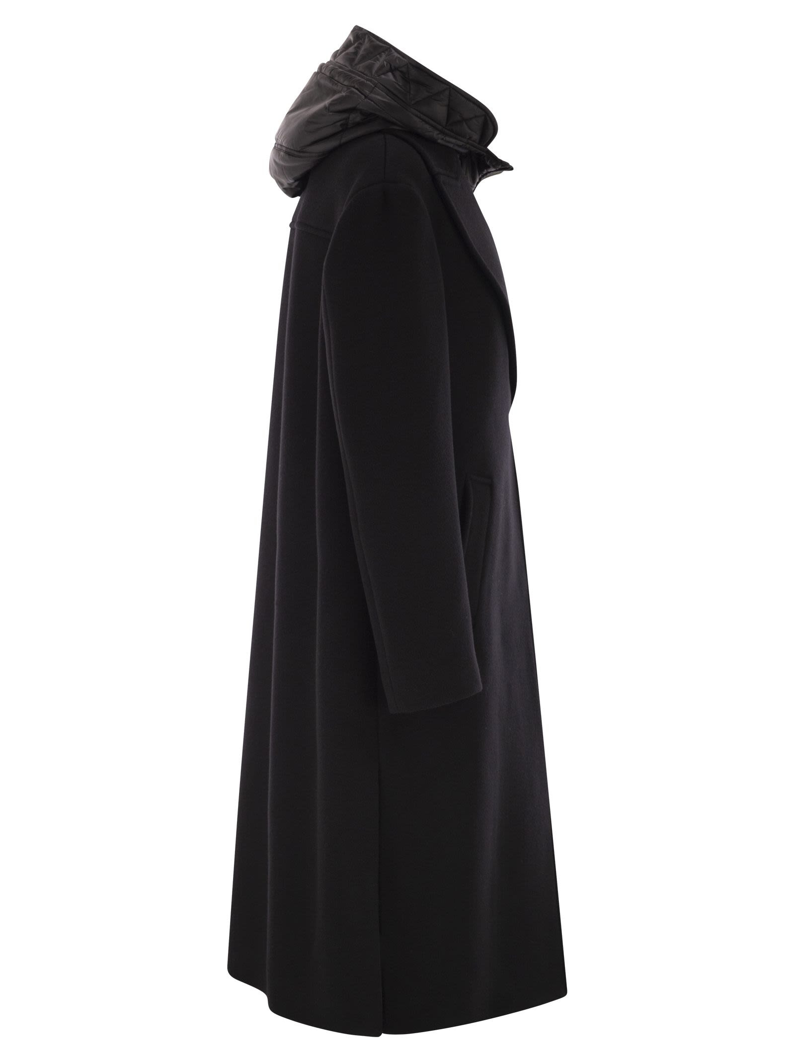 FAY - Fay Women Double Front Coat In Wool And Cashmere - 3