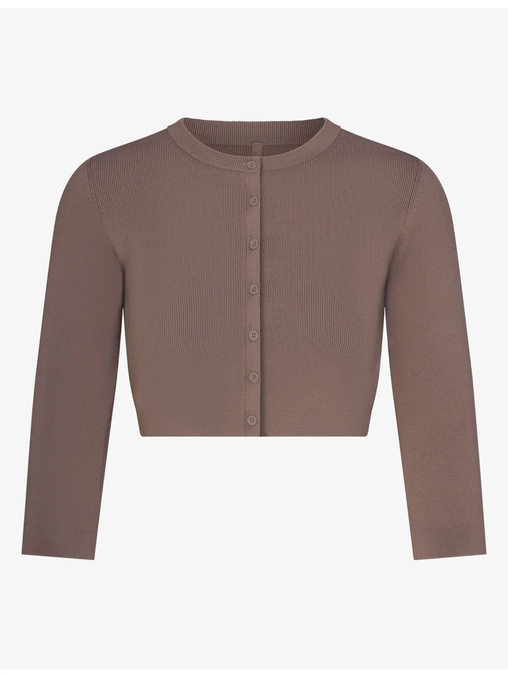 Refined Knit Cropped Cardigan - 1