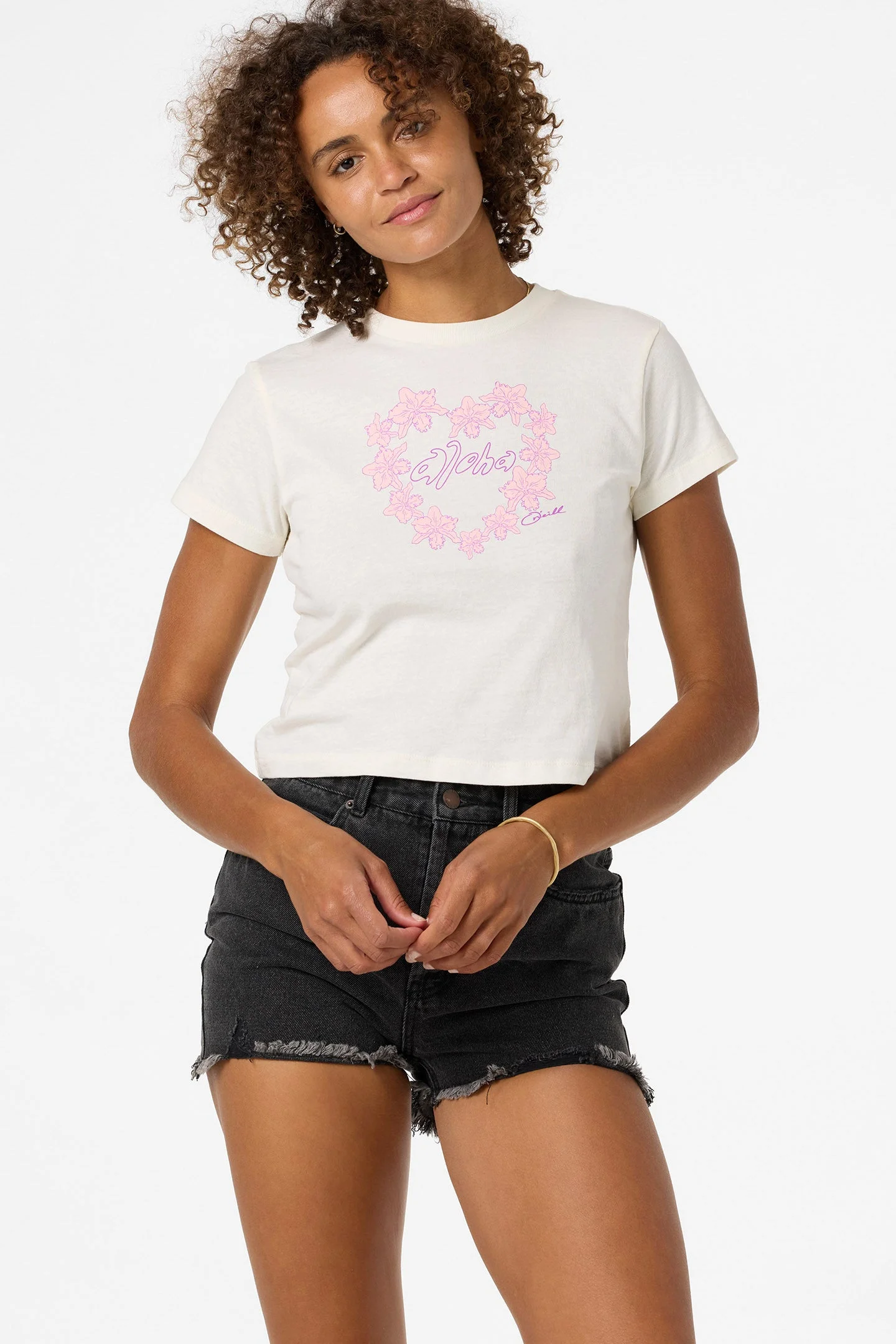 Leah Hawaii Fitted Tee - 1