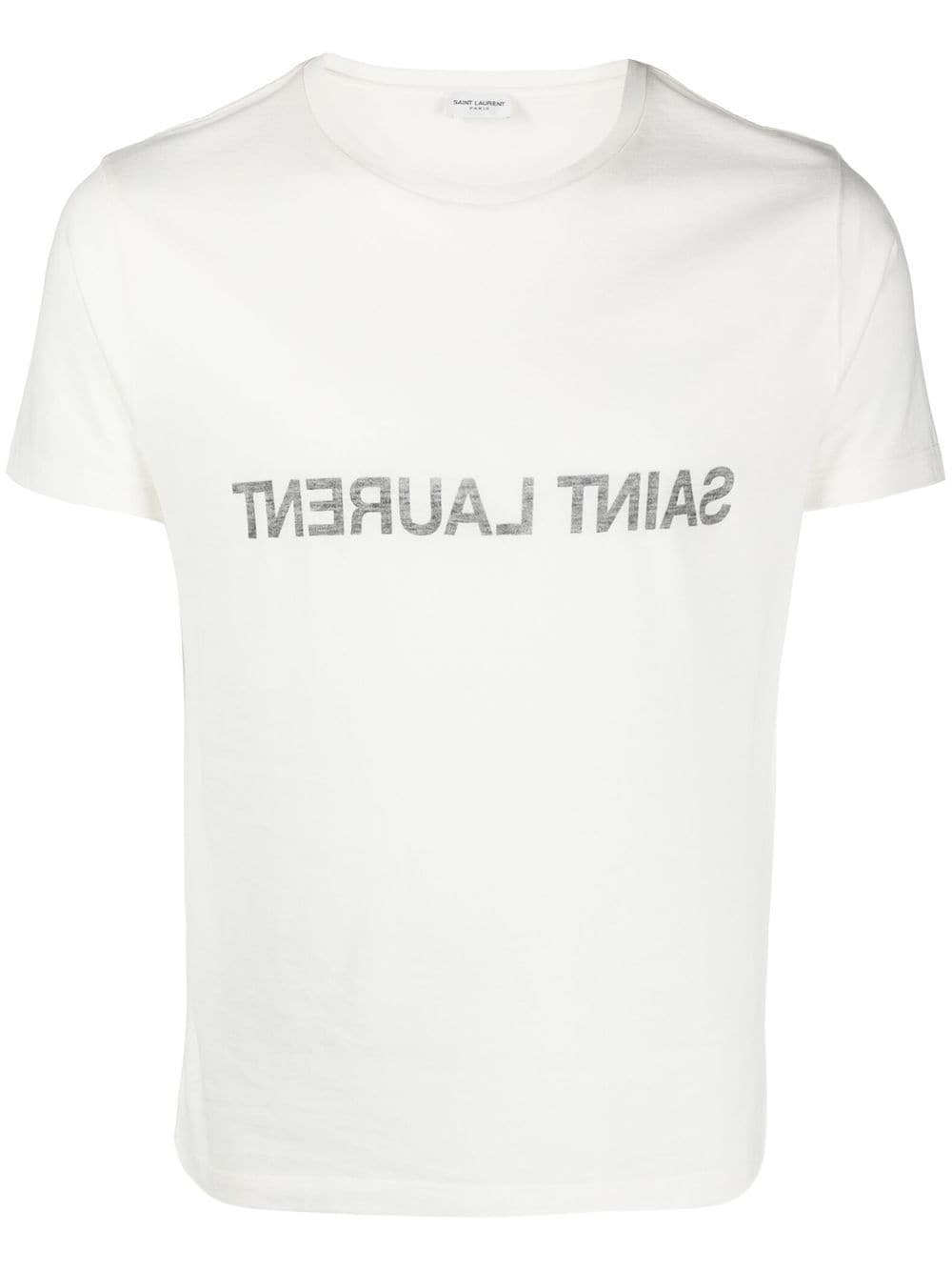 Saint Laurent Reverse Logo T-shirt - 1