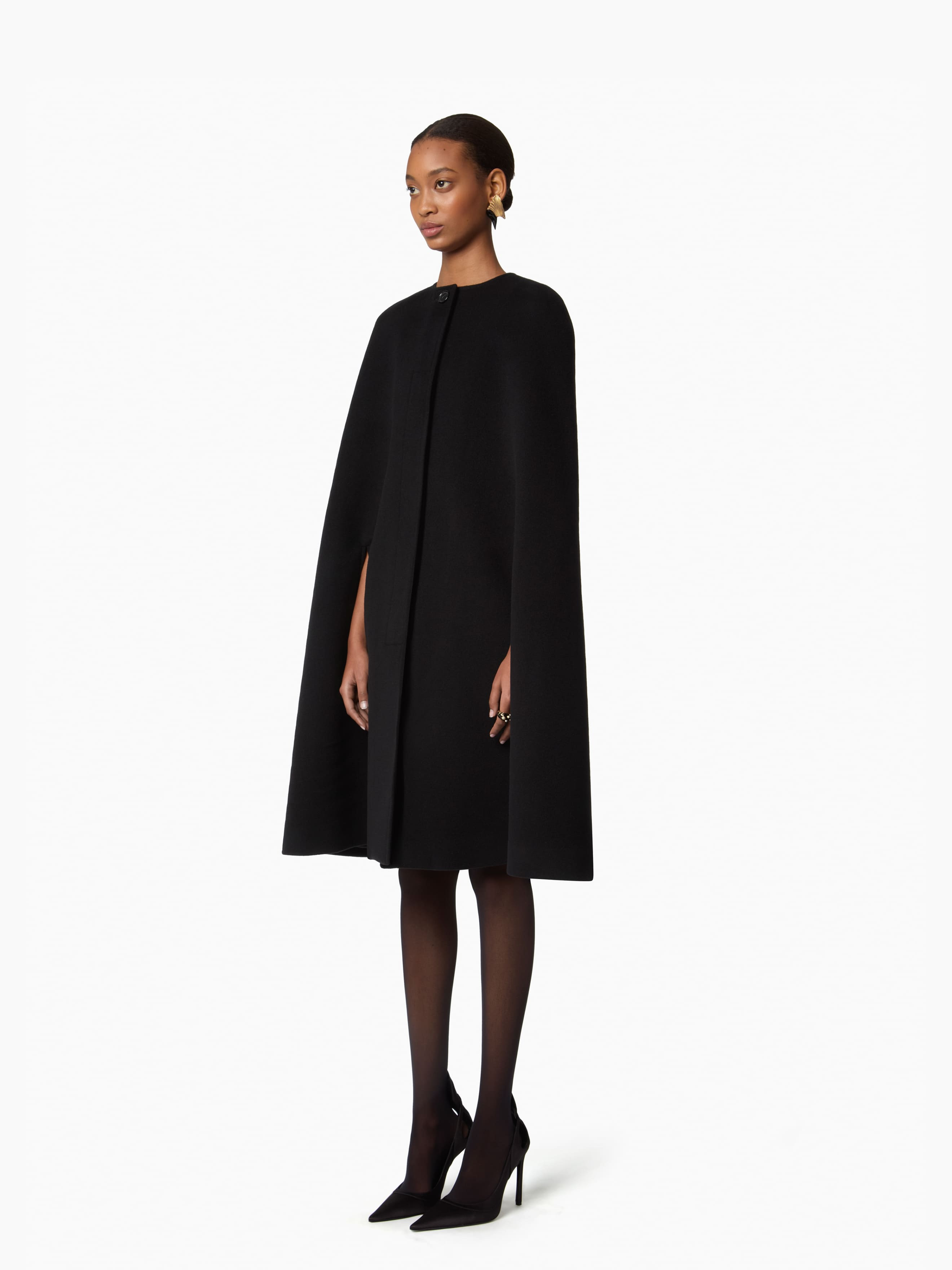 Tailored Wool Cape - 2