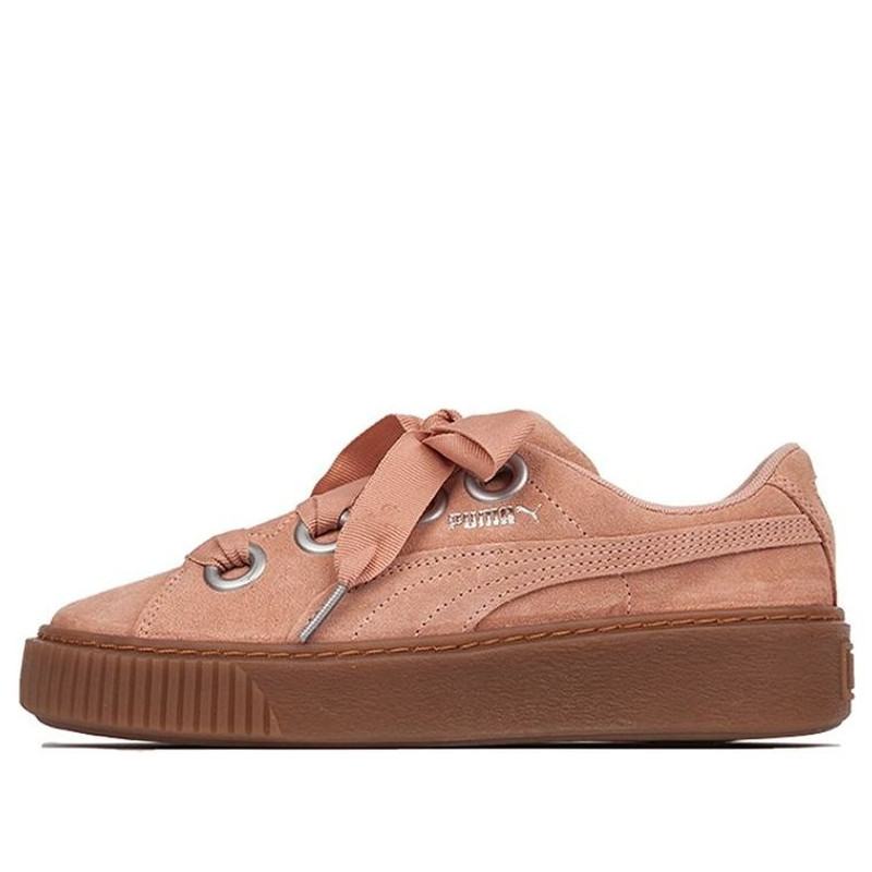 (WMNS) PUMA Platform Kiss Suede 'Red' 366461-03 - 1