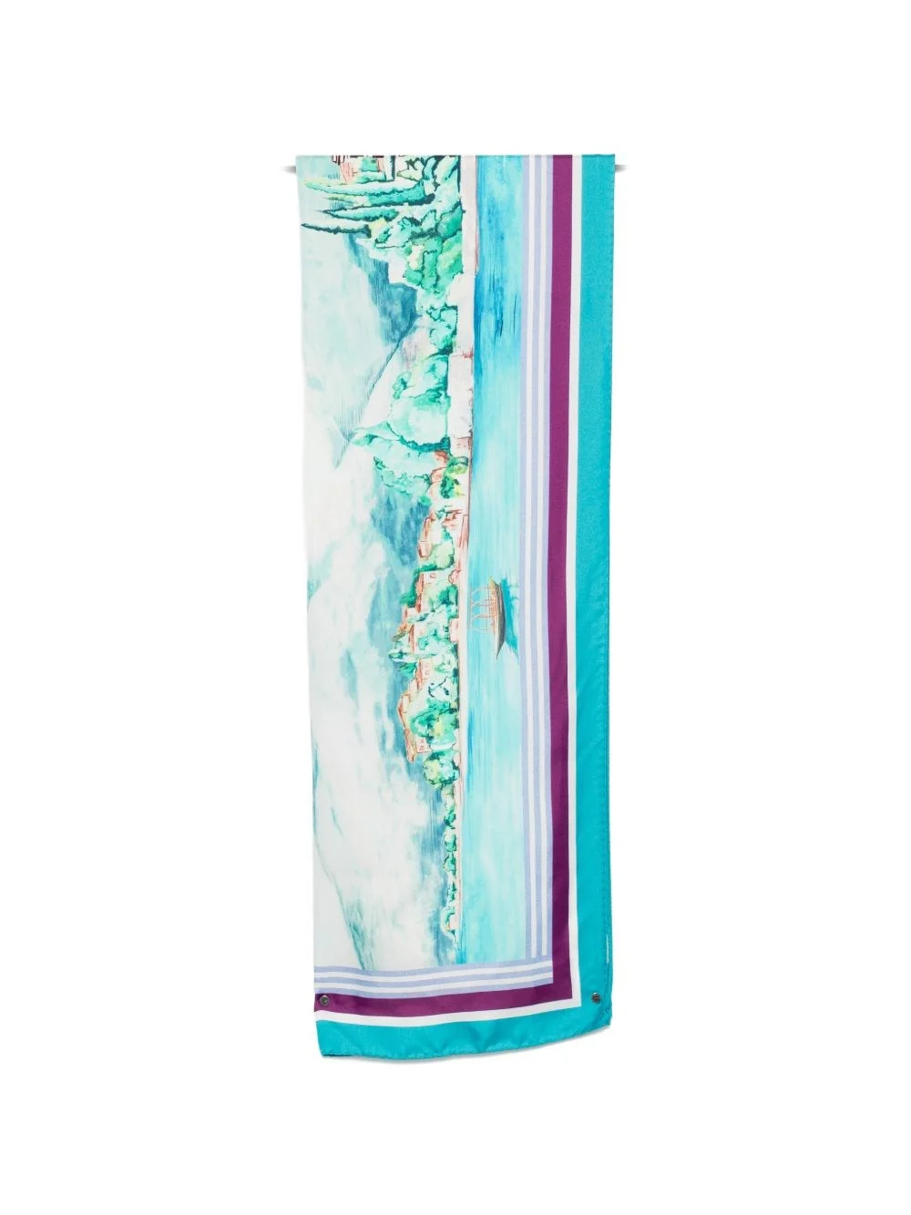 Lake Como print foulard - 1