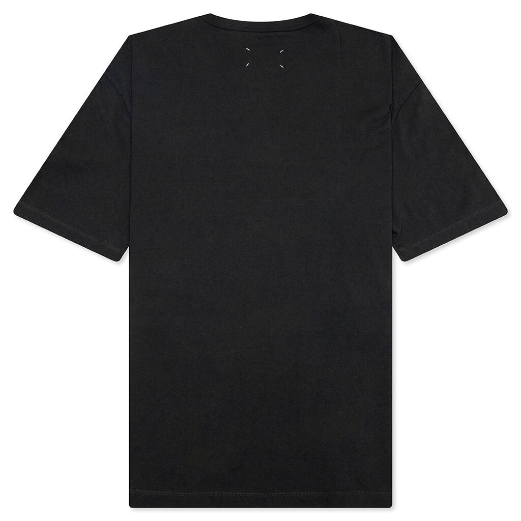 GLITCH LOGO T-SHIRT - WASHED BLACK - 2