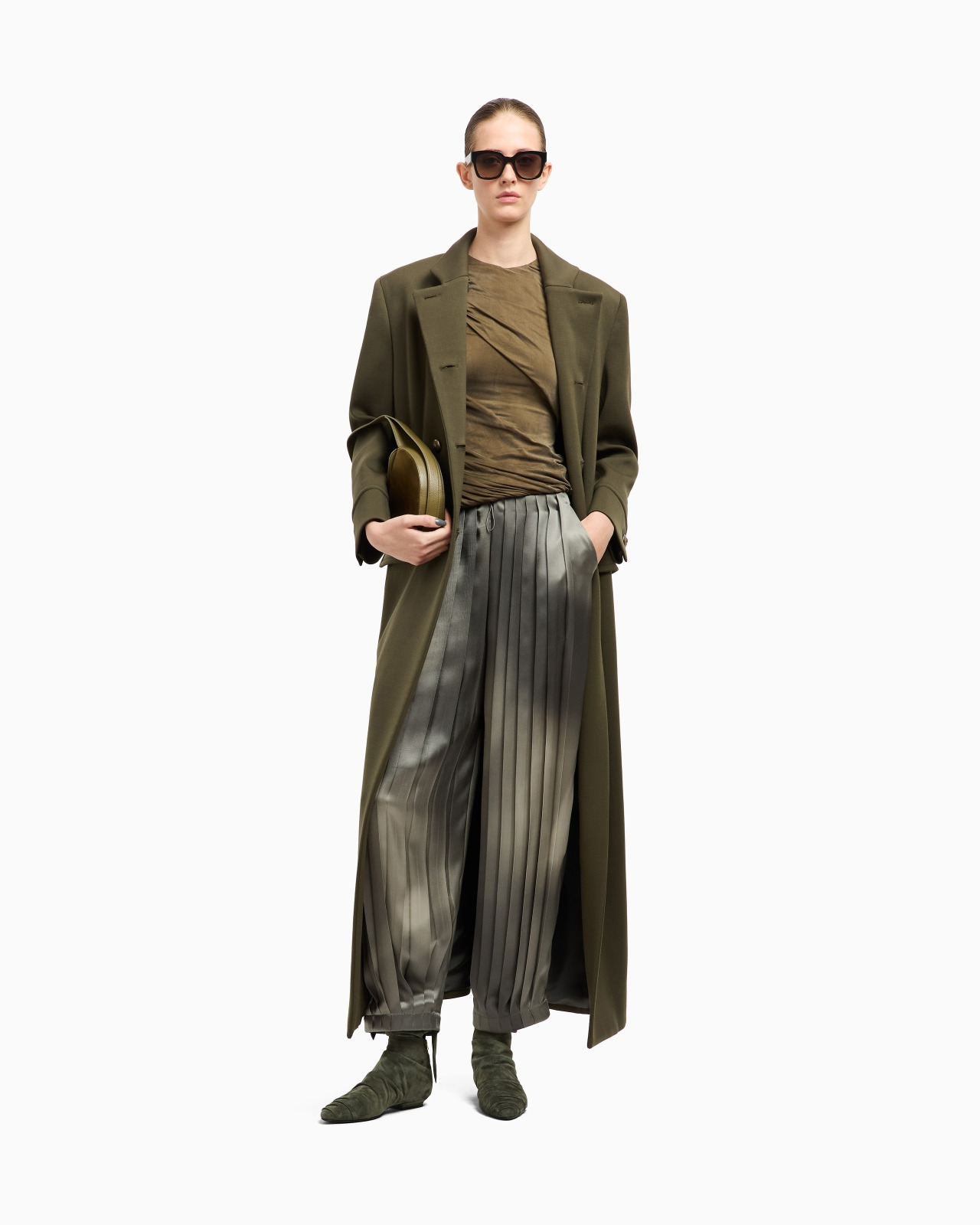 PRINTED SILK SATIN TROUSERS - 2