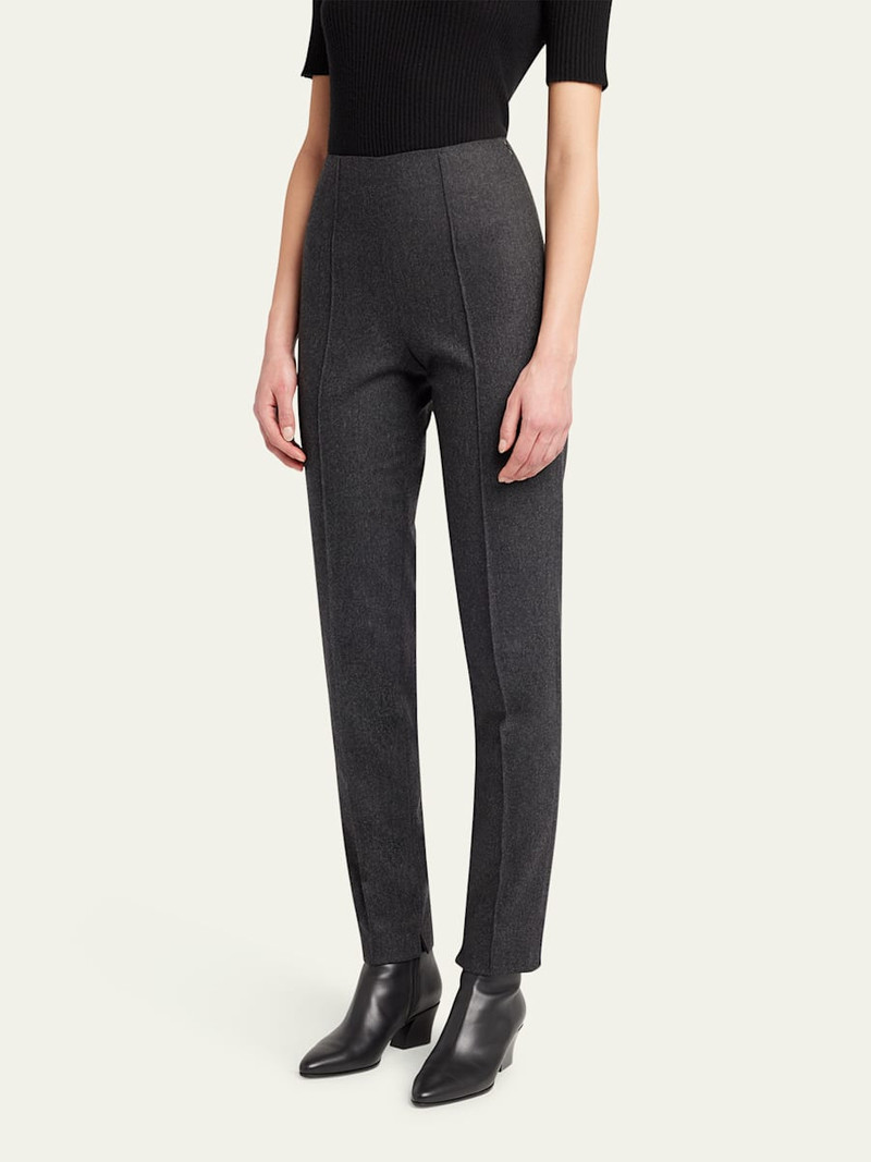 GIORGIO ARMANI Cashmere Flannel Slim-Leg Ankle Trousers outlook
