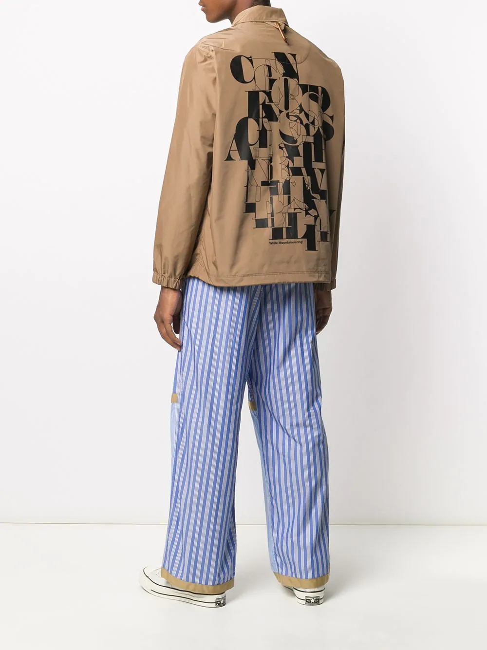 letter print coach jacket - 2