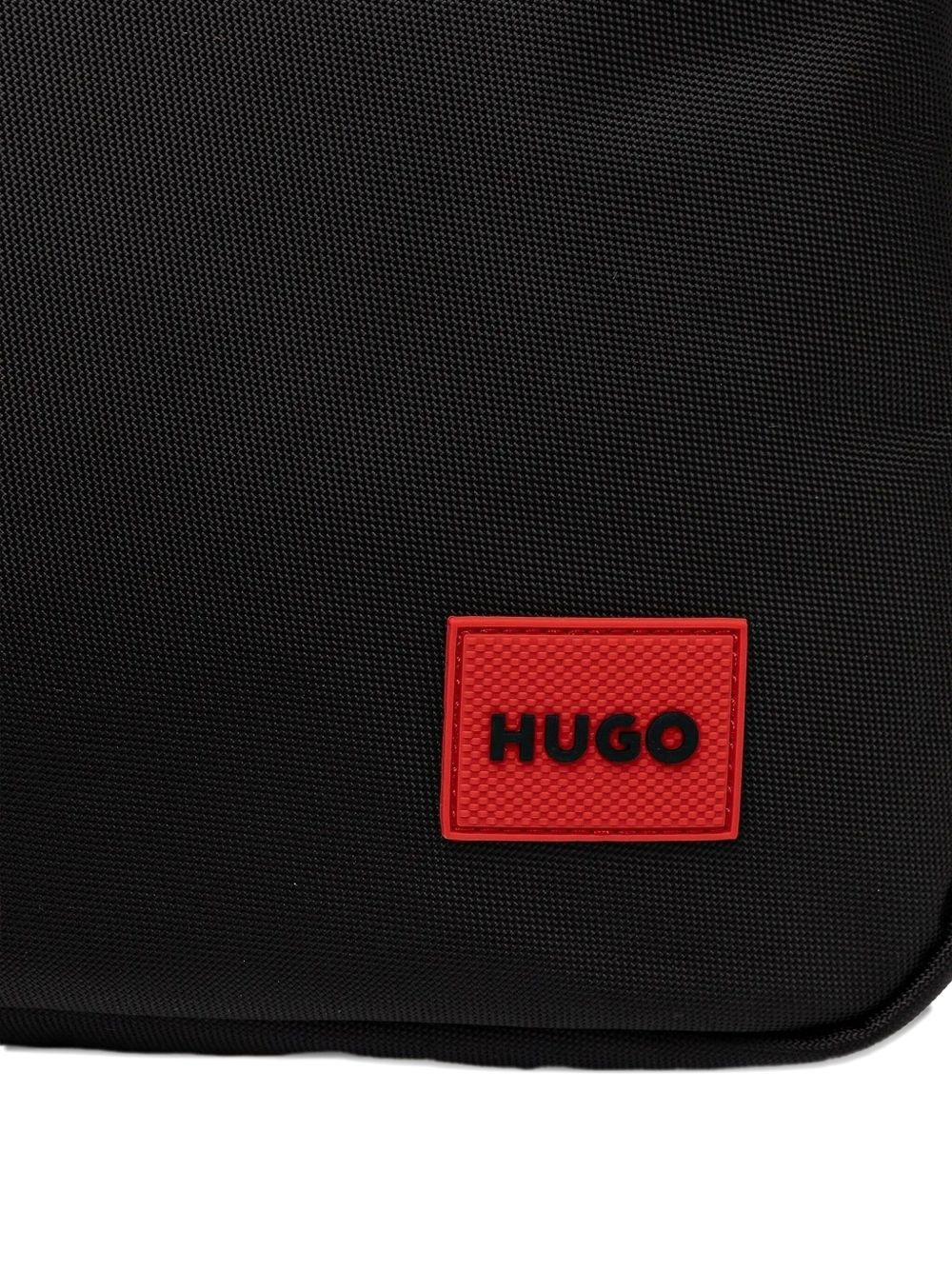 logo-patch laptop bag - 3