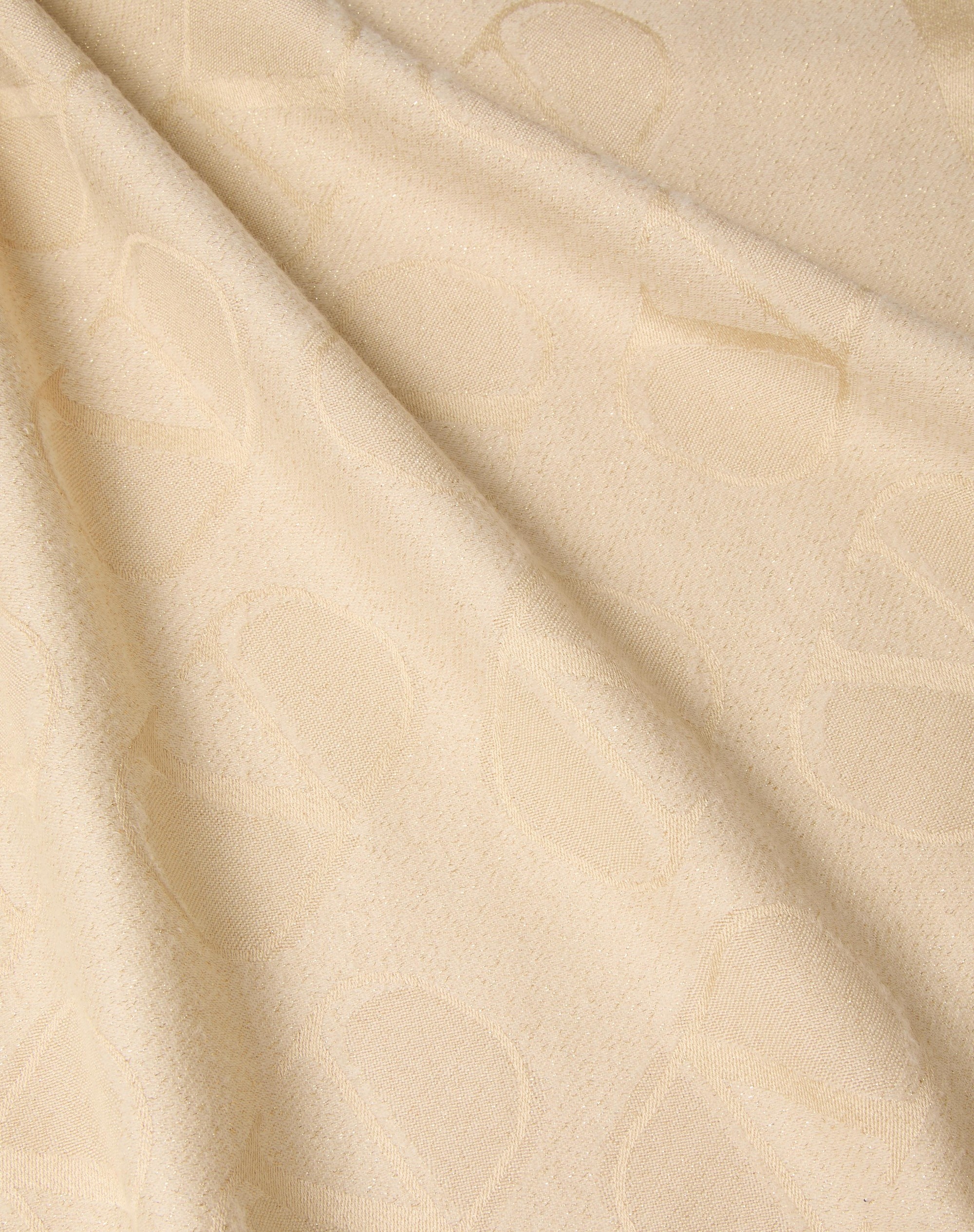 VLOGO SIGNATURE SHAWL IN SILK, WOOL AND LUREX - 2
