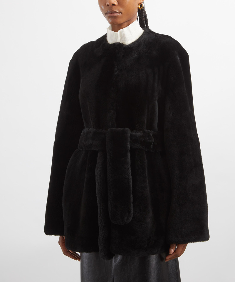 TOTEME Plush Shearling Jacket outlook