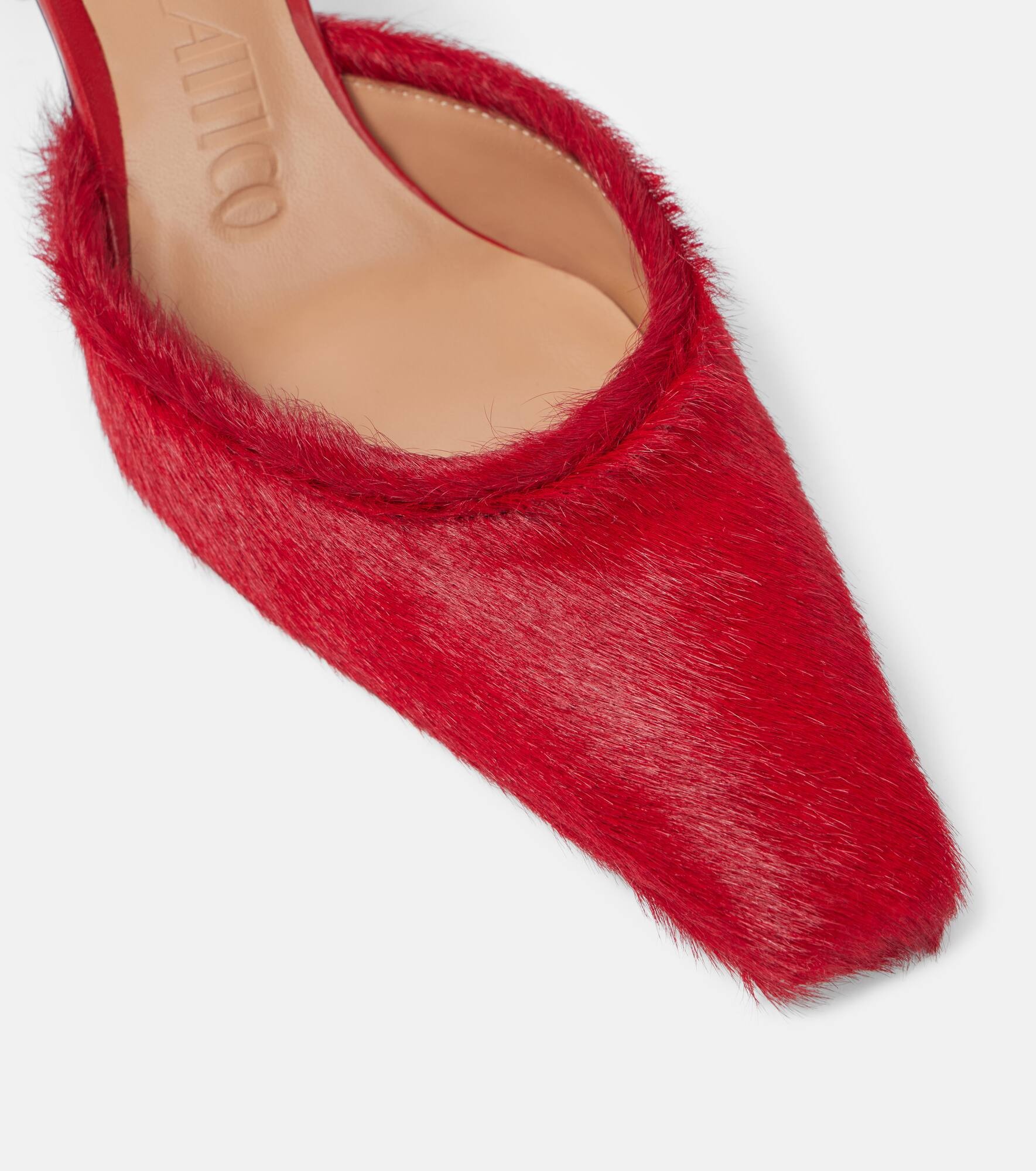 Juno 75 calf hair mules - 5