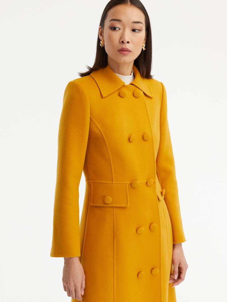 DOUBLE BREASTED PEACOAT - 3