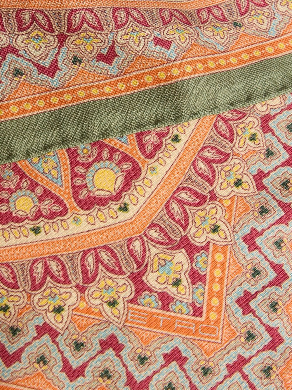 paisley print shawl - 2