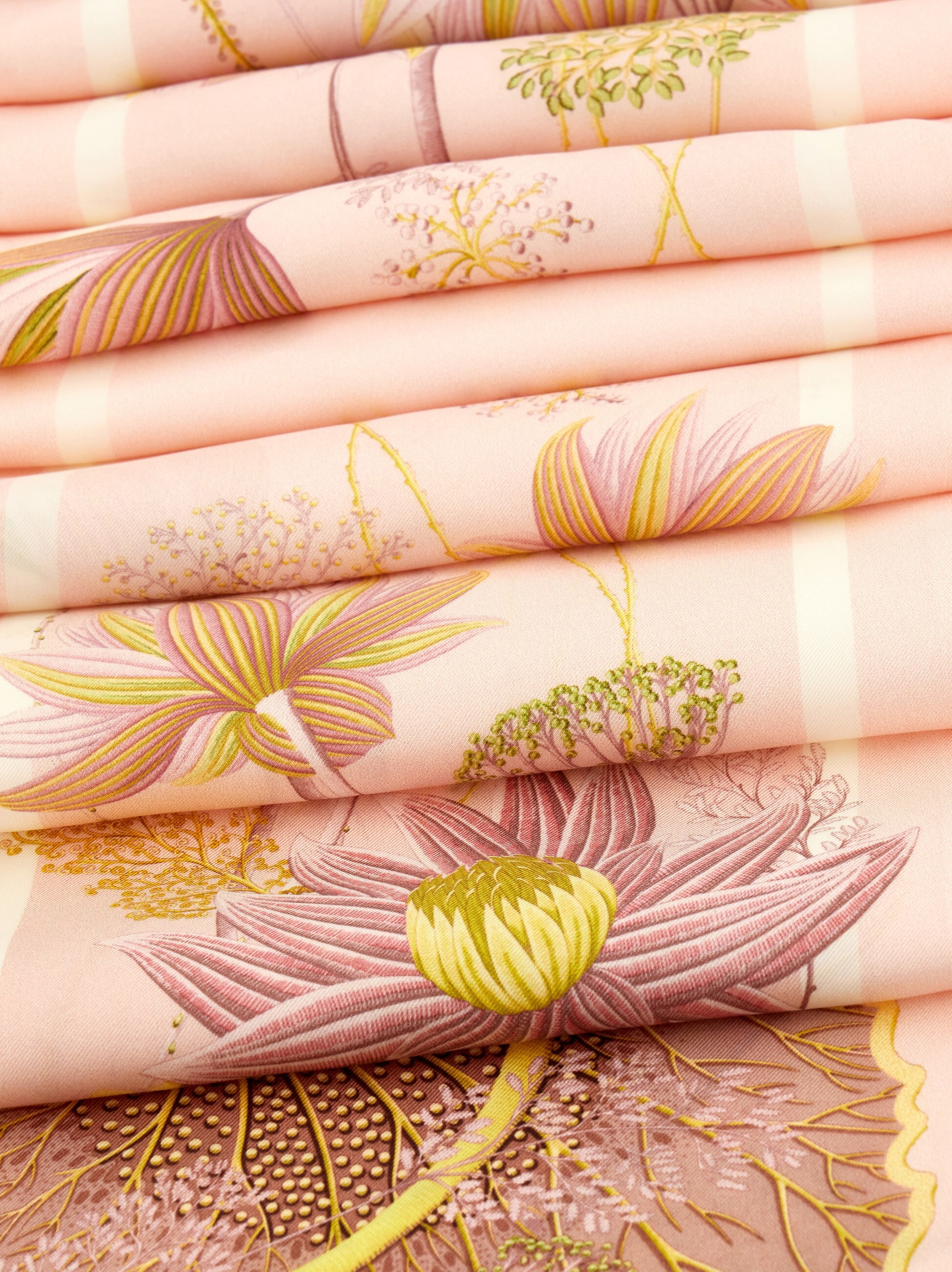 Water lily print silk bandeau - 2