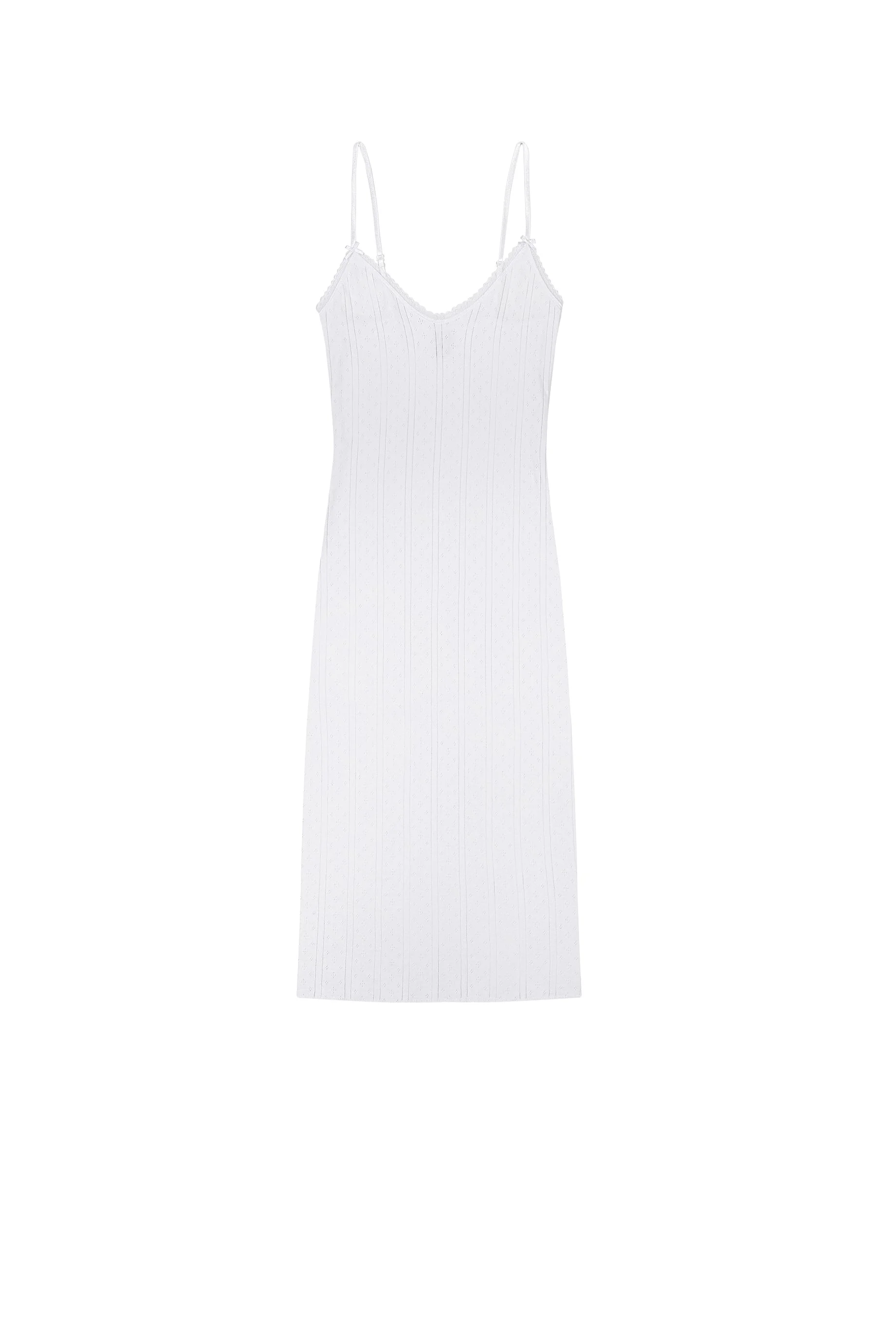 The Midi Slip White - 1